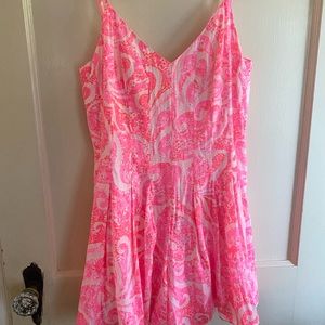 Bright Pink Lilly Pulitzer Romper